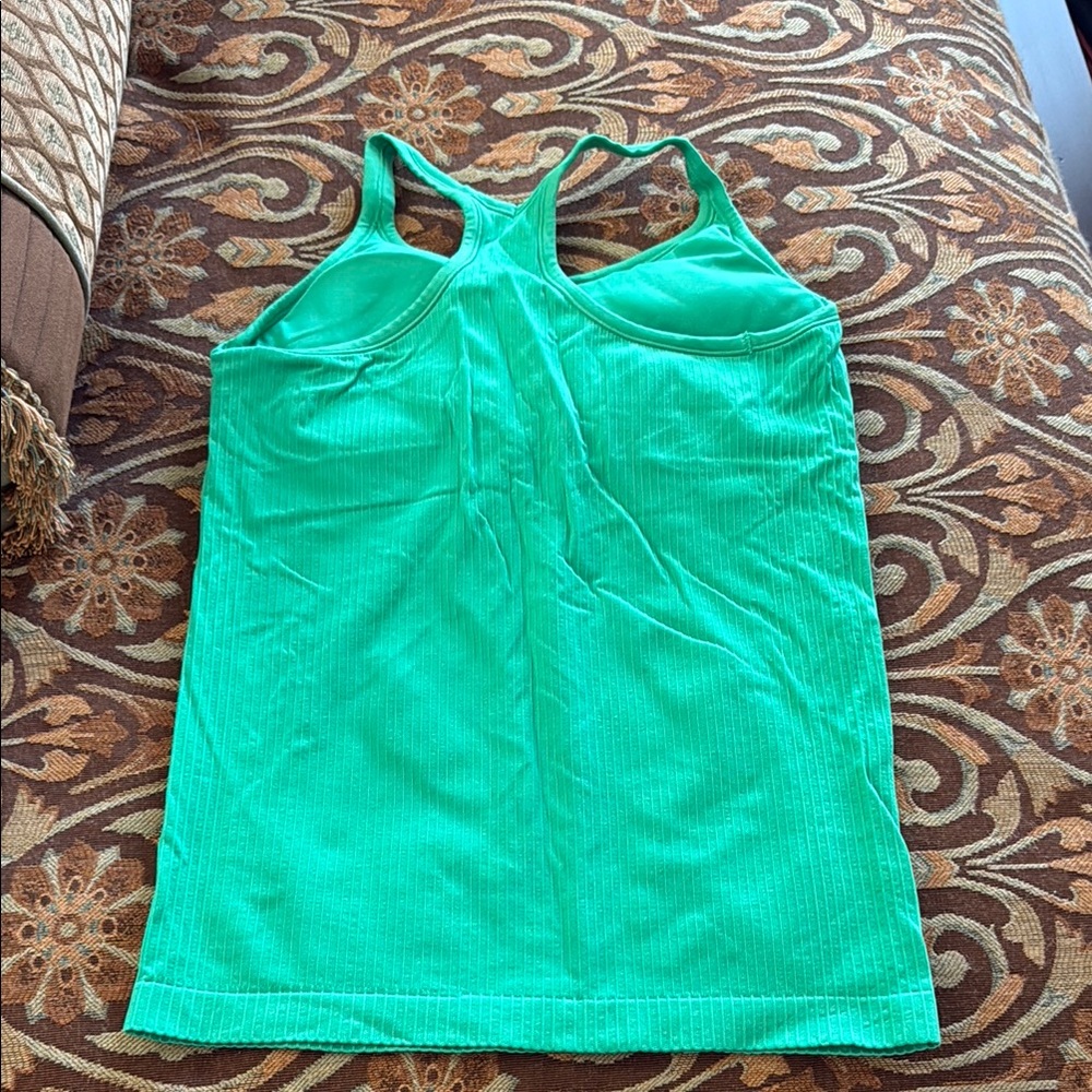 Green Racerback Tank Top - Women - Picture 2 of 3
